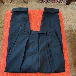 VTG 90s NWT DKNY Wool Blend Grey Trouser Pants